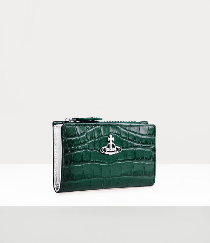 Vivienne Westwood CROCODILE SLIM FLAP CARD HOLDER